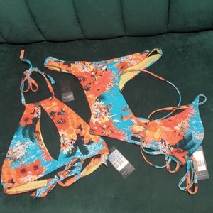 NWT BUNDLE 3 RELLECIGA BIKINIS, 2 TOPS & 1 BOTTOM. PERFECT COND, MATCHING SET💎